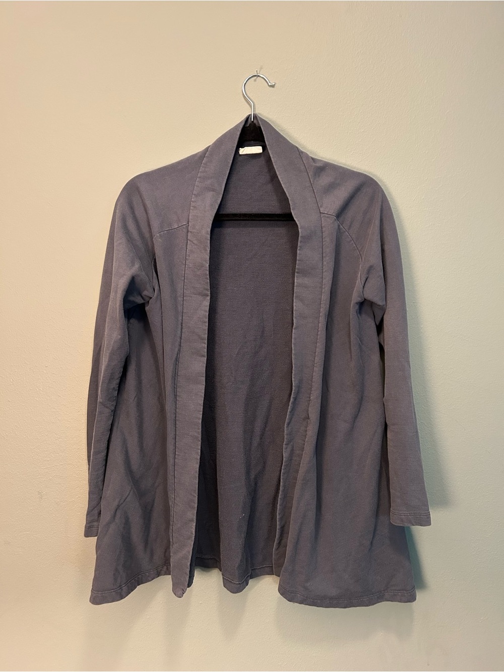 Synergy Organic Clothing Open-Front Cardigan - Slate Gray